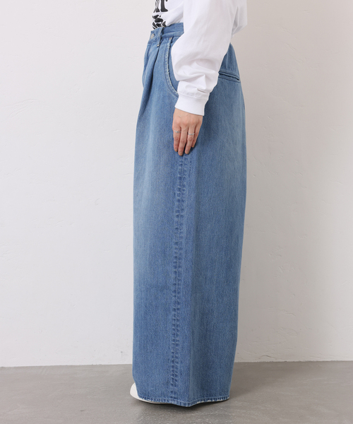 JOURNAL STANDARD LUXE(ジャーナルスタンダード ラックス)の「12OZデニム ライズパンツ(デニムパンツ・レディース・ブルー・SMALL/MEDIUM)」の4枚目の写真