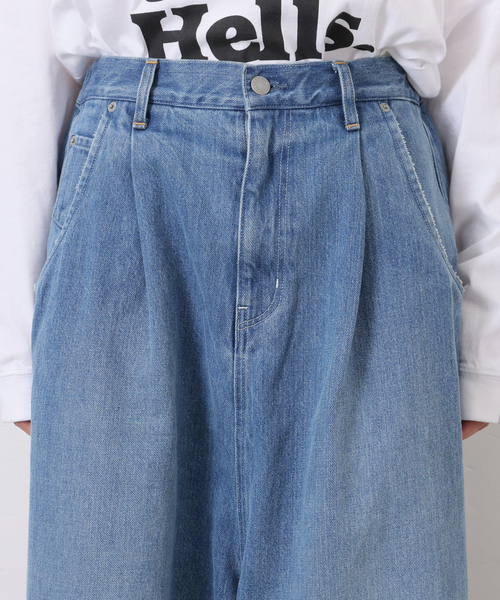 JOURNAL STANDARD LUXE(ジャーナルスタンダード ラックス)の「12OZデニム ライズパンツ(デニムパンツ・レディース・ブルー・SMALL/MEDIUM)」の6枚目の写真