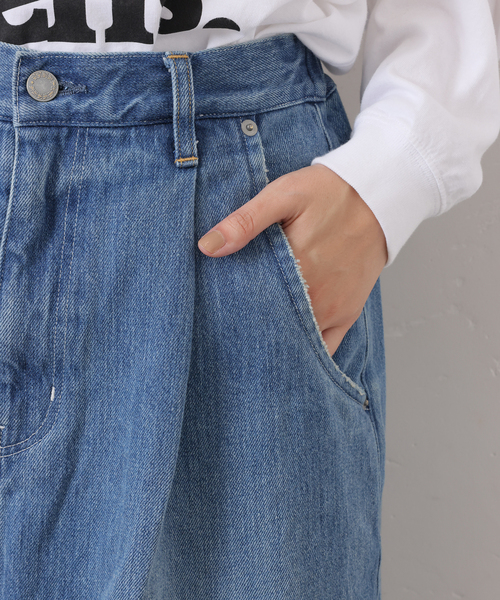 JOURNAL STANDARD LUXE(ジャーナルスタンダード ラックス)の「12OZデニム ライズパンツ(デニムパンツ・レディース・ブルー・SMALL/MEDIUM)」の8枚目の写真