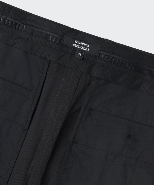 MUSINSA STANDARD（ムシンサスタンダード）の「セミワイドヒドンバンディングスラックス [ダークグレー]（スラックス・メンズ・その他・40/38/42/36/34/32/30/31/33/26/27/28/29）」の5枚目の写真