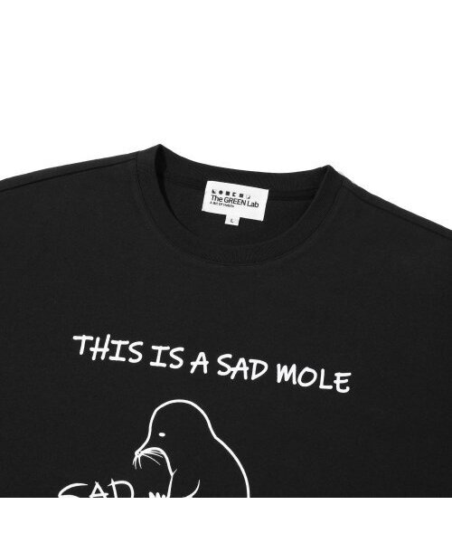 THE GREEN LAB（ザグリーンラボ）の「セッドモール 半袖Tシャツ [ブラック]（Tシャツ/カットソー・メンズ・その他・SMALL/MEDIUM/LARGE）」の4枚目の写真