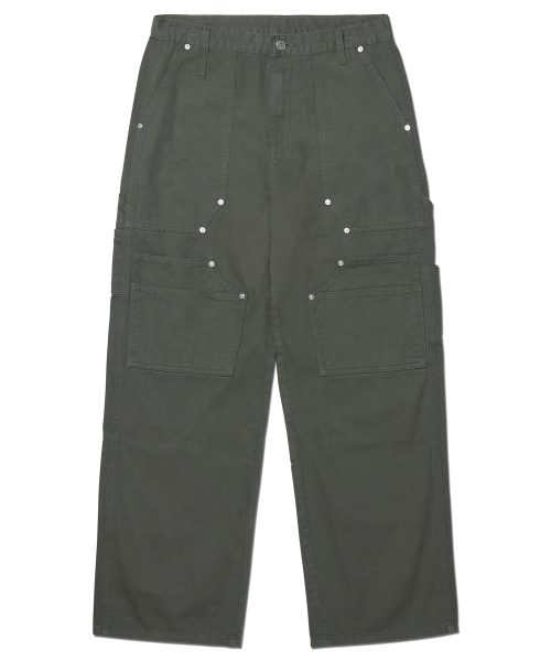 NOMANUAL(NOMANUAL)の「A.P WORK PANTS - CHARCOAL(デニムパンツ・レディース・その他・SMALL/MEDIUM/LARGE)」の1枚目の写真