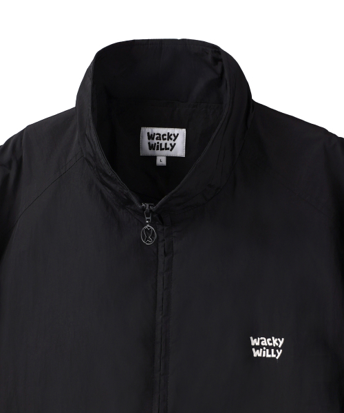 Wacky WiLLy(ワッキーウィリー)の「化繊ハイネックフルジップジャンパー ブラック(ナイロンジャケット・レディース・その他・SMALL/MEDIUM/LARGE/X-LARGE)」の5枚目の写真