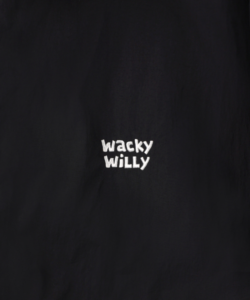 Wacky WiLLy(ワッキーウィリー)の「化繊ハイネックフルジップジャンパー ブラック(ナイロンジャケット・レディース・その他・SMALL/MEDIUM/LARGE/X-LARGE)」の6枚目の写真