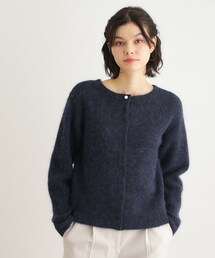 LAURA ASHLEY | 【人気デザイン！アルパカ混／ビジュー付き】ニットカーディガン(カーディガン/ボレロ)