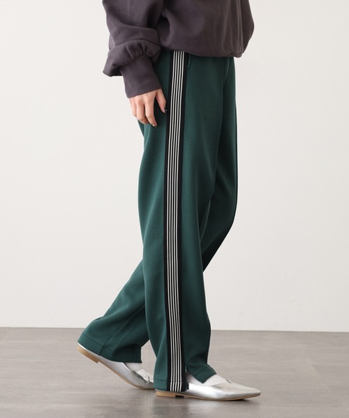 OMNES(オムネス)の「ダンボールニットライン入りトラックパンツ(その他パンツ・レディース・グリーン・L/M)」の11枚目の写真