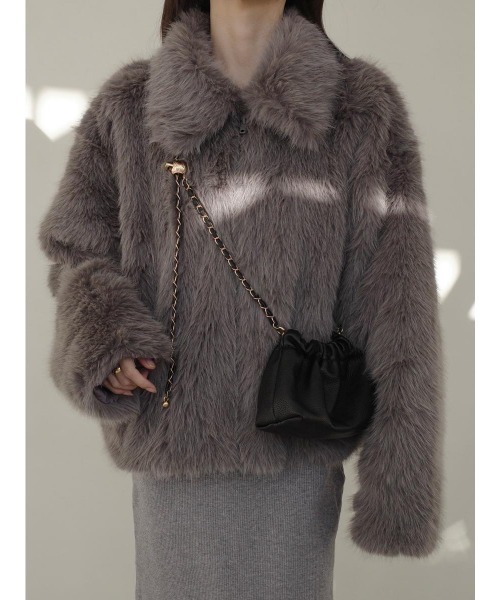 エコファージャケット / グレー（ピーコート）｜amel（エイメル）の