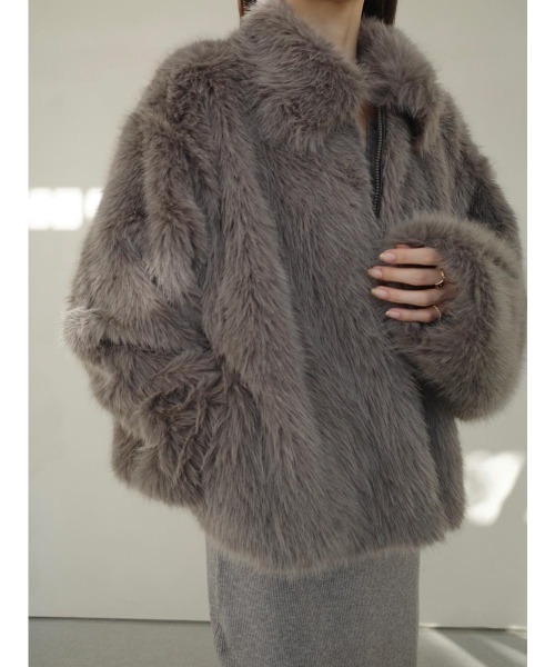 エコファージャケット / グレー（ピーコート）｜amel（エイメル）の