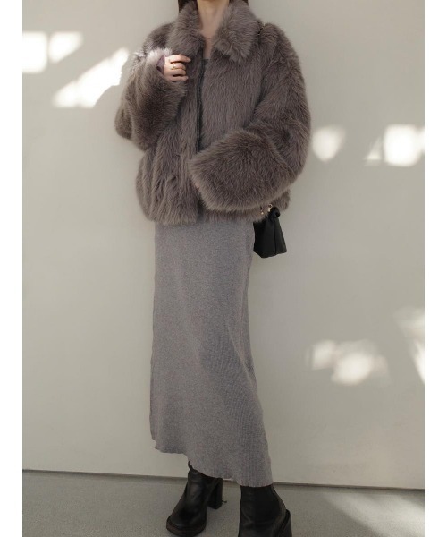 エコファージャケット / グレー（ピーコート）｜amel（エイメル）の