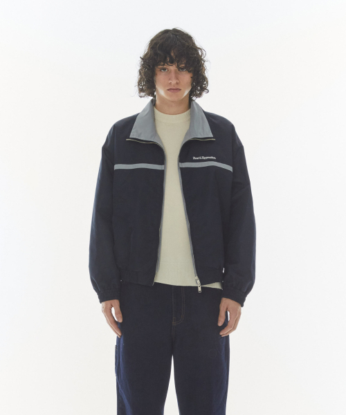 Rest&Recreation（レストアンドレクリエーション）の「LAYERED NYLON JACKET - NAVY（ナイロンジャケット・レディース・その他・LARGE/SMALL）」の2枚目の写真