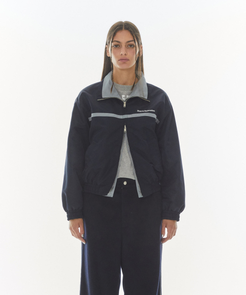 Rest&Recreation（レストアンドレクリエーション）の「LAYERED NYLON JACKET - NAVY（ナイロンジャケット・レディース・その他・LARGE/SMALL）」の3枚目の写真