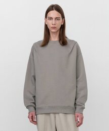 ダーツポイントオーバーフィットスウェットシャツ ASH BEIGE