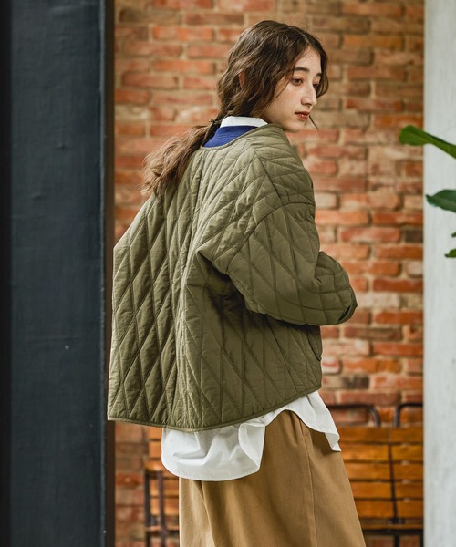 PLACEの2017aw キルティングナイロンジャケット PLACEの2017aw キルティングナイロンジャケット