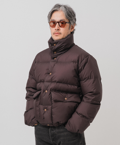 EDIFICE（エディフィス）の「E. MICRO LIP ダウンブルゾン（ダウンジャケット/コート・メンズ・ブラウン/ブラック・LARGE/MEDIUM）」の20枚目の写真