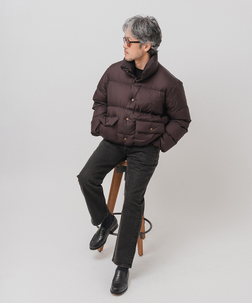 EDIFICE（エディフィス）の「E. MICRO LIP ダウンブルゾン（ダウンジャケット/コート・メンズ・ブラウン/ブラック・LARGE/MEDIUM）」の18枚目の写真