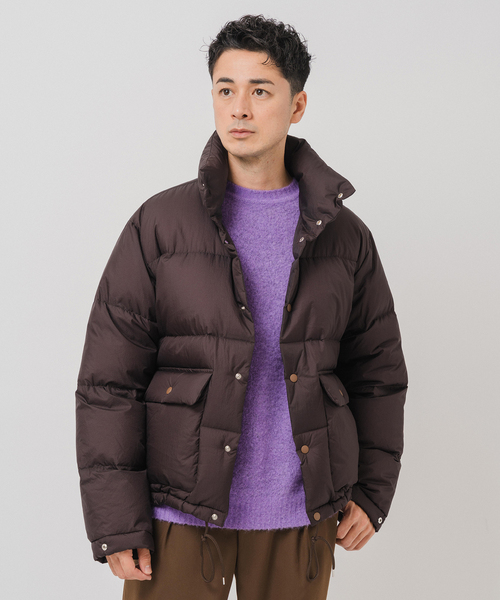 EDIFICE（エディフィス）の「E. MICRO LIP ダウンブルゾン（ダウンジャケット/コート・メンズ・ブラウン/ブラック・LARGE/MEDIUM）」の11枚目の写真