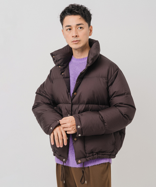 EDIFICE（エディフィス）の「E. MICRO LIP ダウンブルゾン（ダウンジャケット/コート・メンズ・ブラウン/ブラック・LARGE/MEDIUM）」の13枚目の写真