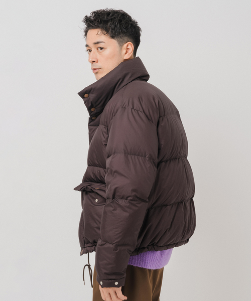 EDIFICE（エディフィス）の「E. MICRO LIP ダウンブルゾン（ダウンジャケット/コート・メンズ・ブラウン/ブラック・LARGE/MEDIUM）」の14枚目の写真