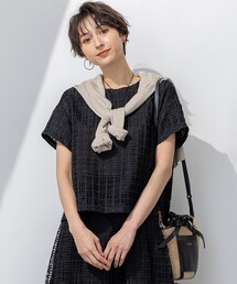 ニジュウサンク 23区 シャツ セール】 【Oggi3月号掲載/洗える】ライトダンガリー クロップド