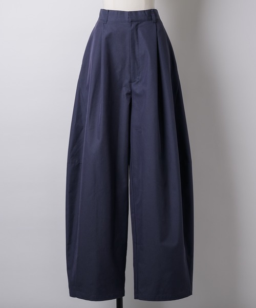 yae（ヤエ）の「Super wide curve pants / スーパーワイドカーブパンツ（その他パンツ・レディース・ネイビー/ライトグレー・38/36）」の20枚目の写真