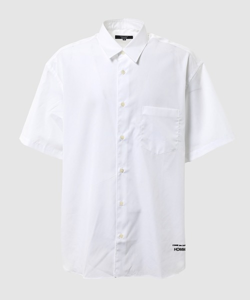 COMME des GARCONS HOMME(コム デ ギャルソン・オム)の「COTTON PLAIN LOGO SHIRTS(Tシャツ/カットソー・メンズ・サックスブルー/ホワイト/ブラック・XS/S/M/L)」の1枚目の写真