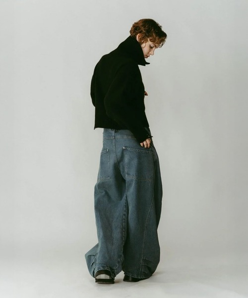 tuck design denim pants（デニムパンツ）｜Knuth Marf