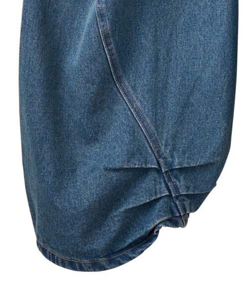 [新品未使用] knuthmarf tuck design denim tuck design denim pants/denimblue | KNUTH MARF