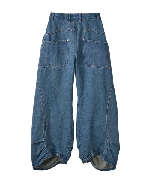 tuck design denim pants（デニムパンツ）｜Knuth Marf