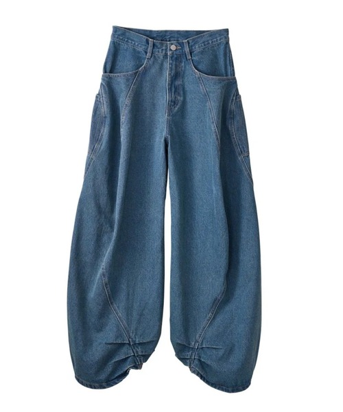 tuck design denim pants（デニムパンツ）｜Knuth Marf