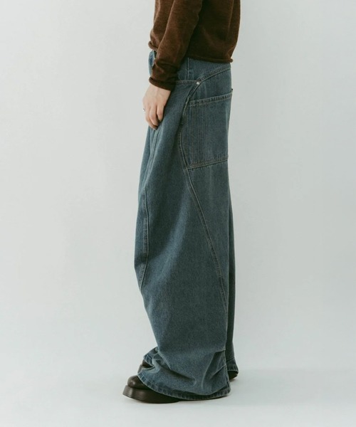 tuck design denim pants（デニムパンツ）｜Knuth Marf