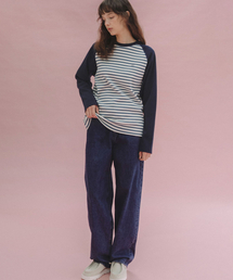 Smokie wide denim (denim pink)