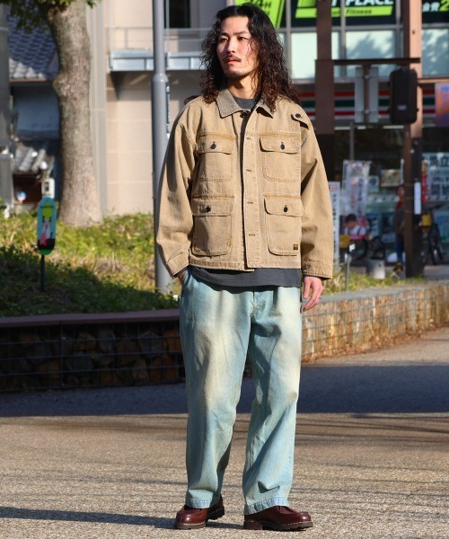 KRIFF MAYER（クリフメイヤー）の「マルチポケット森林ジャケット（カバーオール・メンズ・ベージュ/チャコール/オリーブ・LARGE/MEDIUM/X-LARGE）」の19枚目の写真
