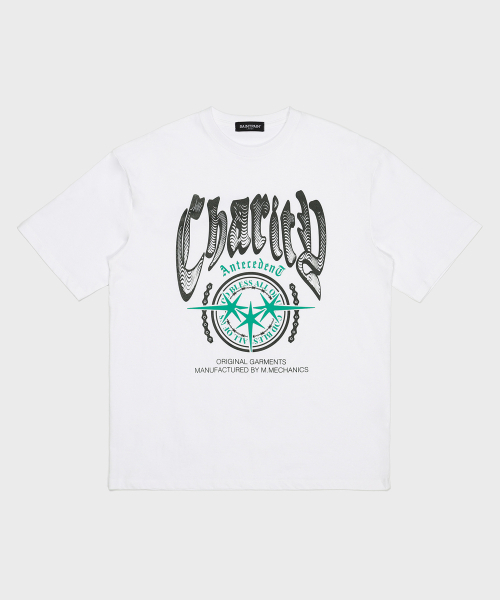 SAINTPAIN(セイントペイン)の「SP チャリティ 半袖Tシャツ ホワイト(Tシャツ/カットソー・メンズ・その他・MEDIUM/LARGE)」の1枚目の写真
