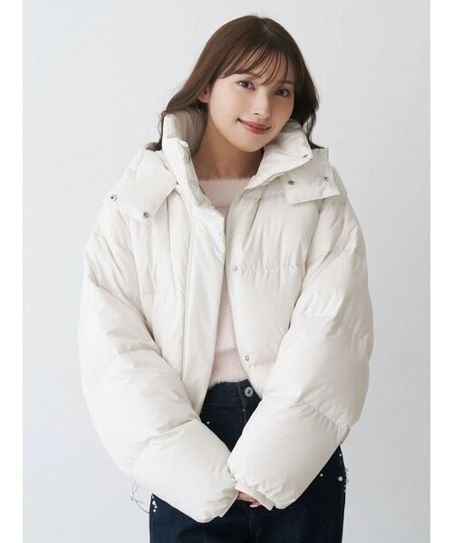 MERCURYDUO（マーキュリーデュオ）の「【追加生産】ミニシャギーオフショルニット（ニット/セーター・レディース・アイボリー/ベビーピンク/グレー/ブルー・FREE）」の16枚目の写真