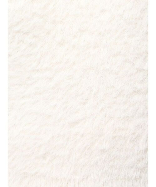 MERCURYDUO（マーキュリーデュオ）の「【追加生産】ミニシャギーオフショルニット（ニット/セーター・レディース・アイボリー/ベビーピンク/グレー/ブルー・FREE）」の11枚目の写真