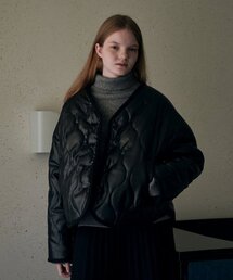 LOEIL（ロエイユ）の「リバーシブルダンブルキルティングパディング - ブラック（ダウンジャケット/コート）」