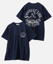 VASTIC（バスティック）の「サマー クラブ Tシャツ_ネイビー（Tシャツ/カットソー）」