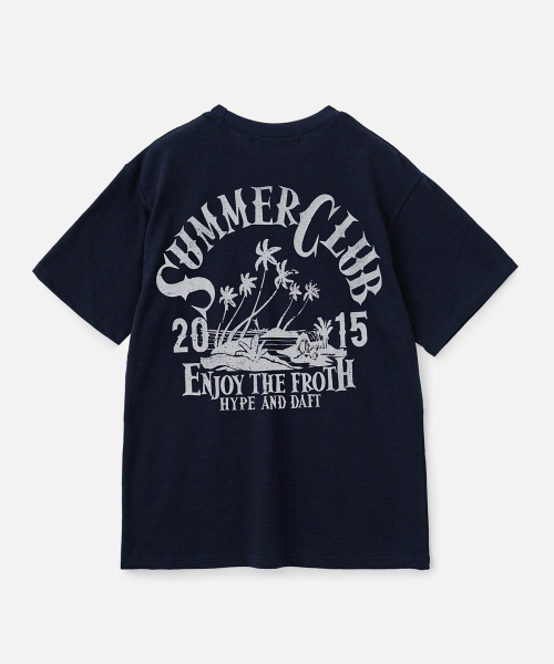 VASTIC（バスティック）の「サマー クラブ Tシャツ_ネイビー（Tシャツ/カットソー・メンズ・その他・X-LARGE/MEDIUM/LARGE）」の3枚目の写真