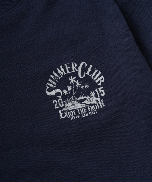 VASTIC（バスティック）の「サマー クラブ Tシャツ_ネイビー（Tシャツ/カットソー・メンズ・その他・X-LARGE/MEDIUM/LARGE）」の5枚目の写真