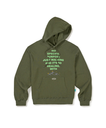 [Mmlg] JUST WALKING HOODIE (DARK OLIVE)
