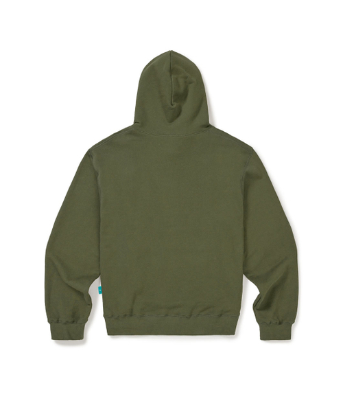 MMLG（エムエムエルジー）の「[Mmlg] JUST WALKING HOODIE (DARK OLIVE)（パーカー・レディース・その他・MEDIUM/LARGE/SMALL/X-LARGE）」の2枚目の写真