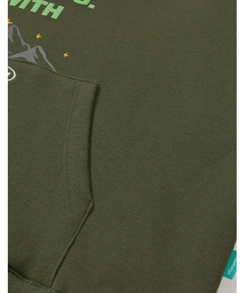 MMLG（エムエムエルジー）の「[Mmlg] JUST WALKING HOODIE (DARK OLIVE)（パーカー・レディース・その他・MEDIUM/LARGE/SMALL/X-LARGE）」の6枚目の写真