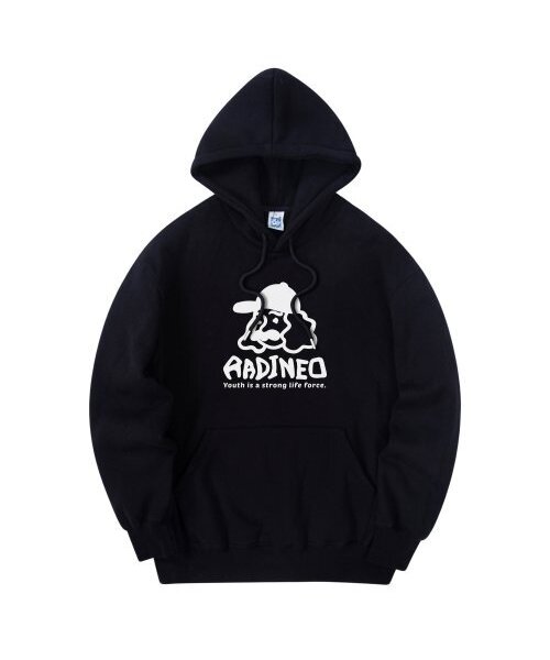RADINEO(ラディネオ)の「ラディ ヨン フード ブラック(パーカー・メンズ・その他・LARGE/MEDIUM/X-LARGE)」の1枚目の写真
