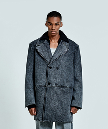 Denim trench - Black