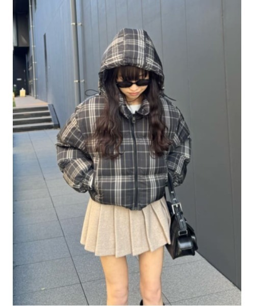 SLY(スライ)の「PLEATS S/SK プリーツ ショートスカート ミニスカート 秋服 冬服(スカート・レディース・杢グレー/アイボリー・0/1)」の13枚目の写真