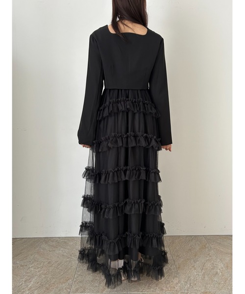 Tiered tulle Skirt+JK（ドレス）｜et.UNiVER（エトユニベール）の
