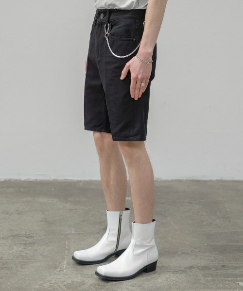 PANDORAFIT（パンドラフィット）の「[SHORTS] Organisation Jeans Black（その他パンツ・メンズ・その他・SMALL/LARGE）」の3枚目の写真