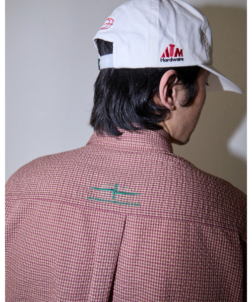 AFTERMATH(アフターマス)の「CHECK SHIRT (RED)(シャツ/ブラウス・レディース・レッド・LARGE/X-LARGE/MEDIUM)」の5枚目の写真