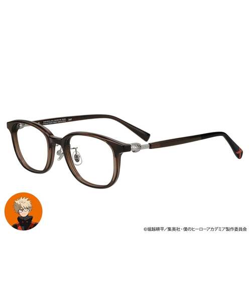 爆豪勝己　メガネ　Zoff Zoff｜僕のヒーローアカデミア 【 爆豪勝己 モデル】 ウェリントン型