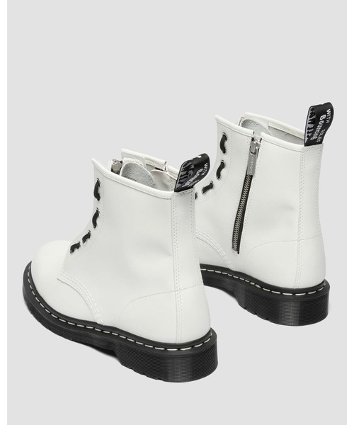 Dr. Martens（ドクターマーチン）の「Dr. Martens/ドクターマーチン 1460 ZIP ホワイトステッチ 8 ホール ブーツ 43413100（ブーツ・メンズ・ホワイト・UK8/UK7/UK6/UK5/UK4/UK3/UK11/UK10/UK9）」の6枚目の写真